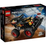 LEGO TECHNIC MONSTER JAM GRAVE DIGGER FOC SI GHEATA 42219 - imagine 8