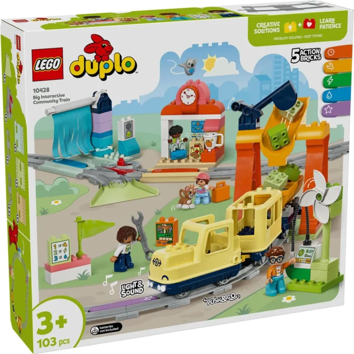 LEGO DUPLO TREN COMUNITAR INTERACTIV 10428 - imagine 5