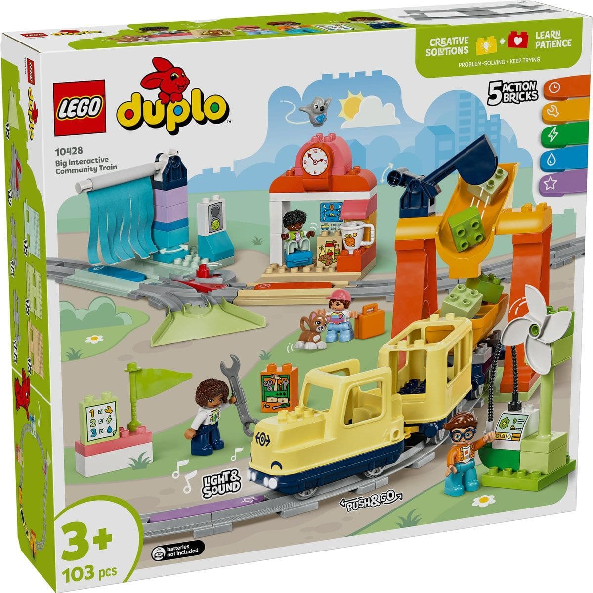 1 LEGO DUPLO TREN COMUNITAR INTERACTIV 10428 - imagine 1