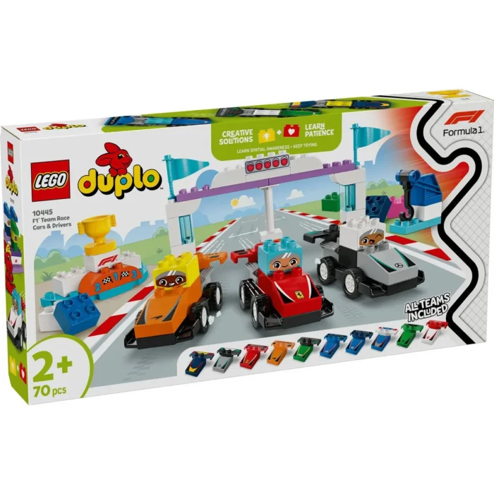 LEGO DUPLO ECHIPA F1: MASINI SI PILOTI DE CURSE 10445 - imagine 6
