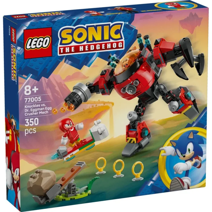LEGO SONIC KNUCKLES VS DR EGGMAN SI ROBOTUL EGG CRUSHER 77005 - imagine 10