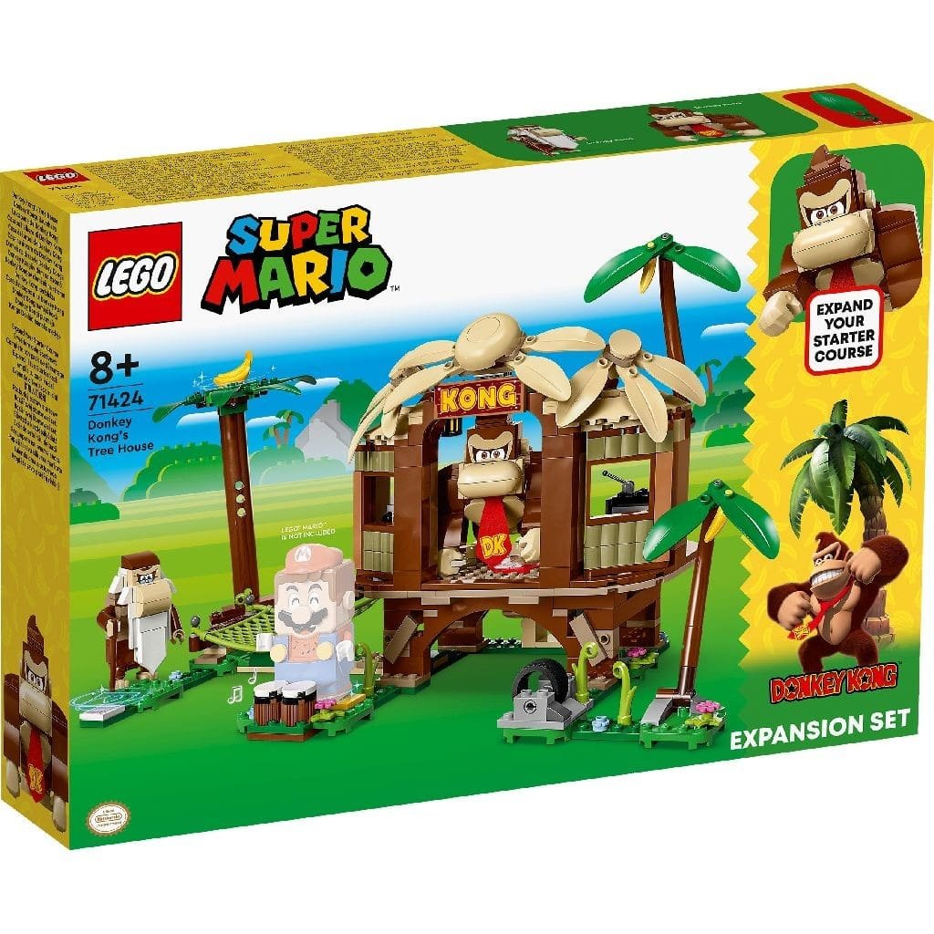 1 LEGO SUPER MARIO SET DE EXTINDERE CASA DIN COPAC A LUI DONKEY KONG 71424 - imagine 1