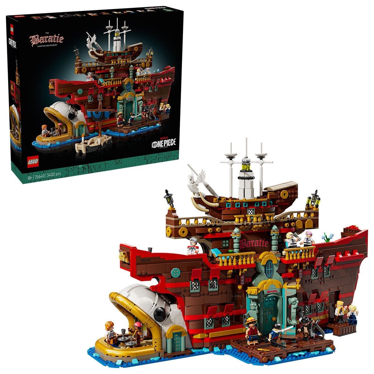10_LEGO75640 LEGO ONE PIECE RESTAURANTUL PLUTITOR BARATIE 75640 - imagine 1