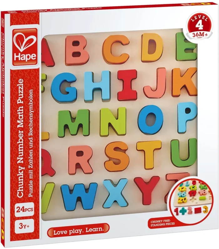HAPE PUZZLE ALFABET CHUNKY - imagine 6