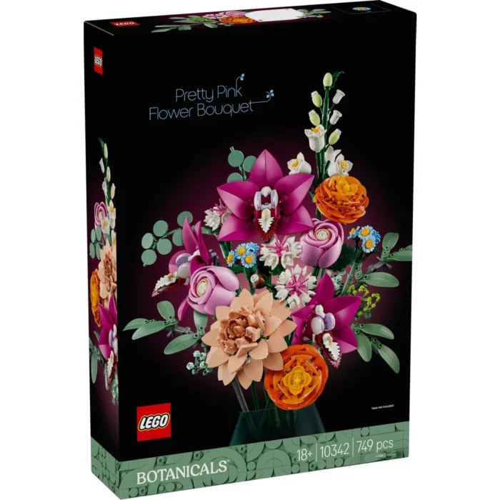 LEGO BOTANICALS BUCHET DE FLORI ROZ 10342 - imagine 10