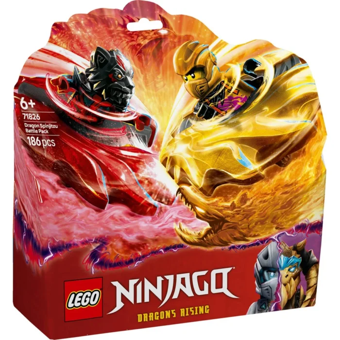 LEGO NINJAGO PACHET DE LUPTA CU DRAGONI SPINJITZU 71826 - imagine 10
