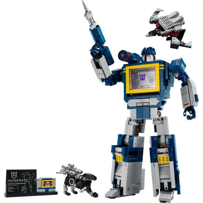 LEGO ICONS TRANSFORMERS SOUNDWAVE 10358 - imagine 11