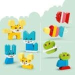 LEGO DUPLO ANIMALUTE DE COMPANIE CREATIVE 3 IN 1 10477 - imagine 2