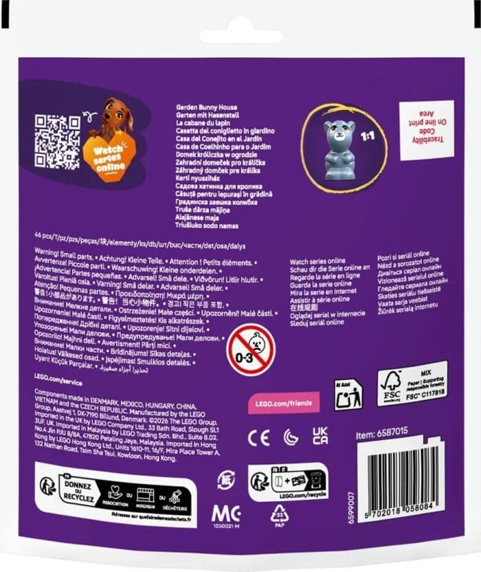 LEGO FRIENDS CASUTA PENTRU IEPURASI IN GRADINA 30722 - imagine 3