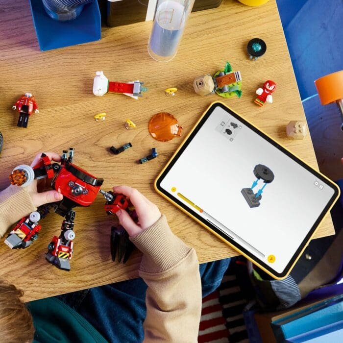 LEGO SONIC KNUCKLES VS DR EGGMAN SI ROBOTUL EGG CRUSHER 77005 - imagine 4