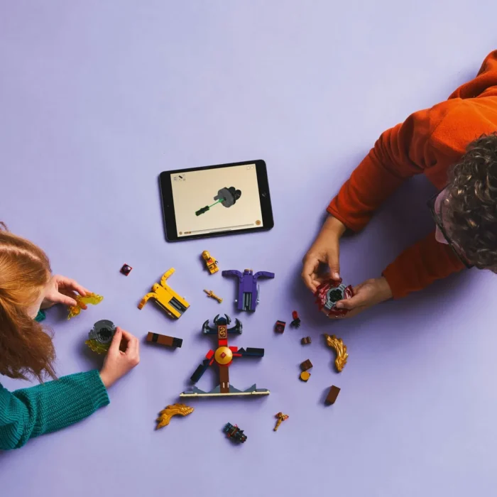 LEGO NINJAGO PACHET DE LUPTA CU DRAGONI SPINJITZU 71826 - imagine 13