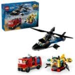 LEGO CITY ELICOPTER, CAMION DE POMPIERI SI SUBMARIN REMIXATE 60462 - imagine 5