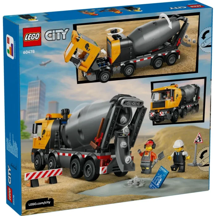 LEGO CITY AUTOBETONIERA 60478 - imagine 15