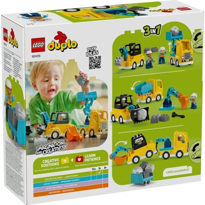 LEGO DUPLO VEHICULE DE CONSTRUCTII 3 IN 1 10475 - imagine 8