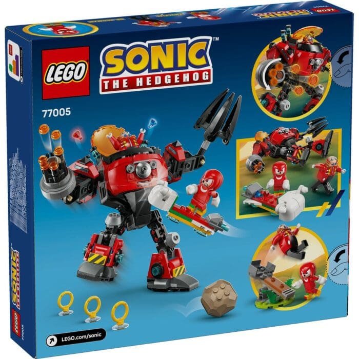 LEGO SONIC KNUCKLES VS DR EGGMAN SI ROBOTUL EGG CRUSHER 77005 - imagine 8