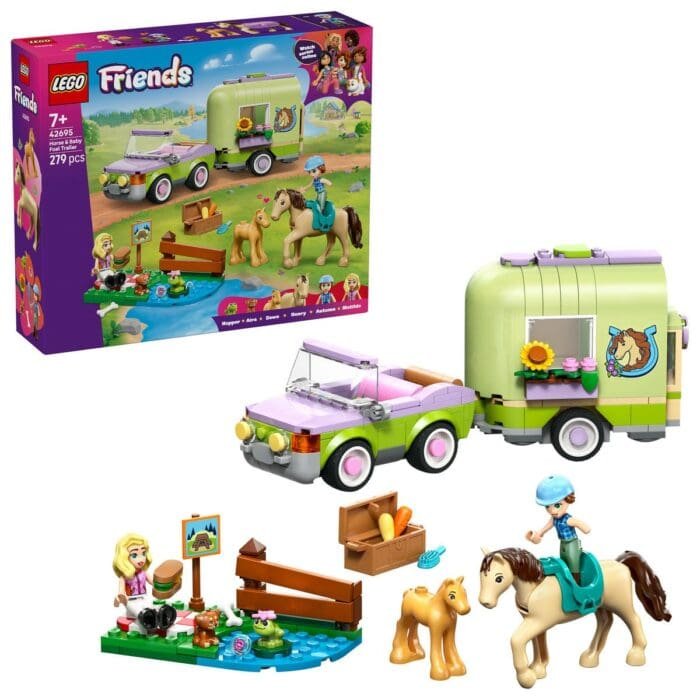 LEGO FRIENDS REMORCA PENTRU CAL SI MANZ 42695 - imagine 8