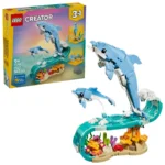 LEGO CREATOR ANIMALE MARINE DELFINI SUPERBI 31385 - imagine 16