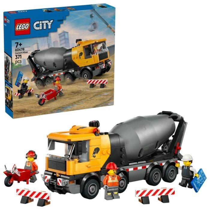 LEGO CITY AUTOBETONIERA 60478 - imagine 8