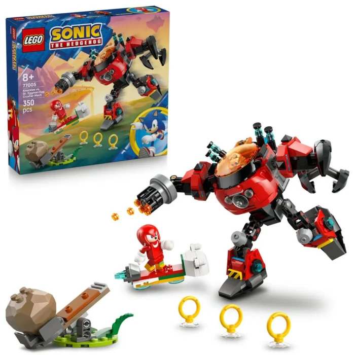 LEGO SONIC KNUCKLES VS DR EGGMAN SI ROBOTUL EGG CRUSHER 77005 - imagine 18