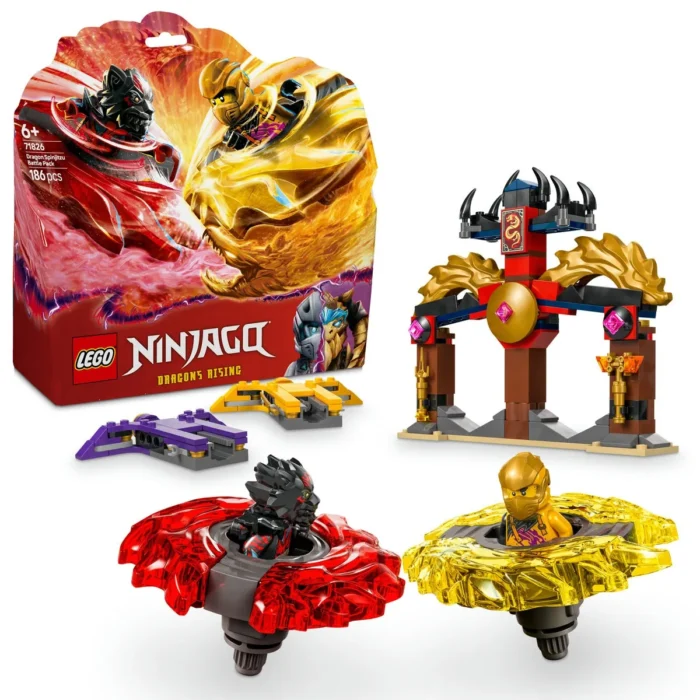 LEGO NINJAGO PACHET DE LUPTA CU DRAGONI SPINJITZU 71826 - imagine 18