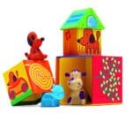Joc de construit cu cuburi si animale Cubanimo, Djeco - imagine 2