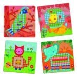 Jucarie educativa Mozaic animo, Djeco - imagine 3