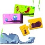 Puzzle duo Mama si puiul, Djeco - imagine 2