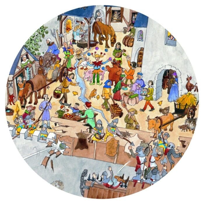 Puzzle observatie Fortareata, Djeco - imagine 2