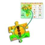 Puzzle observatie In jurul lumii, Djeco - imagine 4