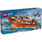 LEGO CITY BARCA DE SALVARE SI ELICOPTER ALE PAZEI DE COASTA 60504 - imagine 10