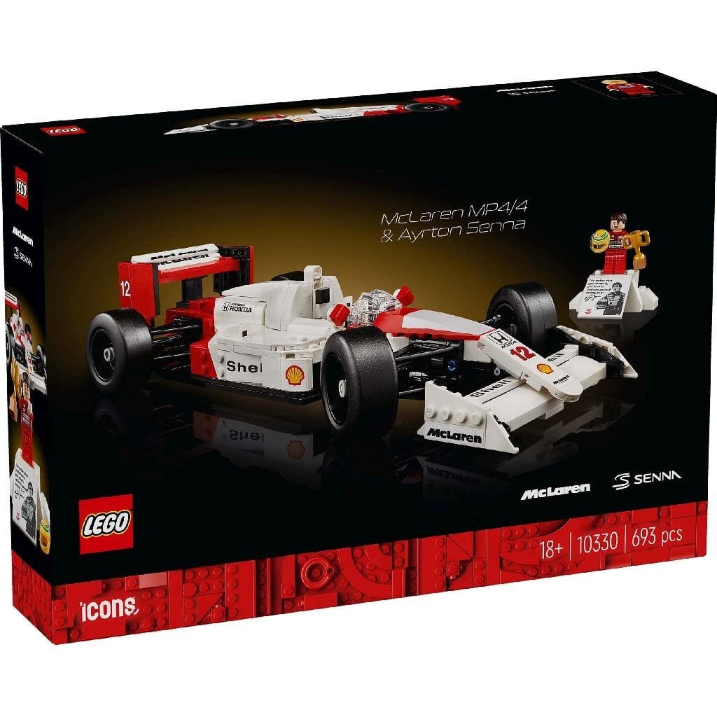 1 LEGO ICONS MCLAREN MP4/4 SI AYRTON SENNA 10330 - imagine 1
