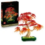 LEGO BOTANICALS BONSAI DE ARTAR JAPONEZ ROSU 10348 - imagine 7