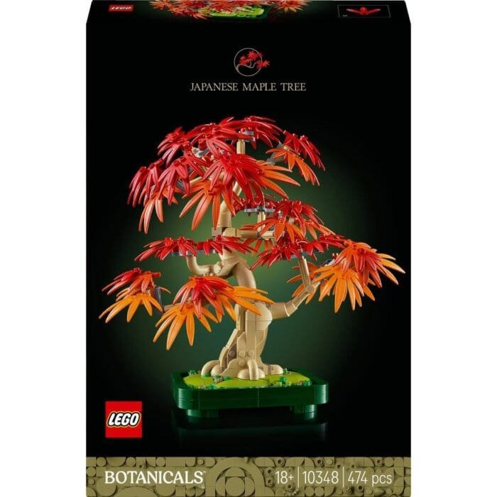 LEGO BOTANICALS BONSAI DE ARTAR JAPONEZ ROSU 10348 - imagine 2