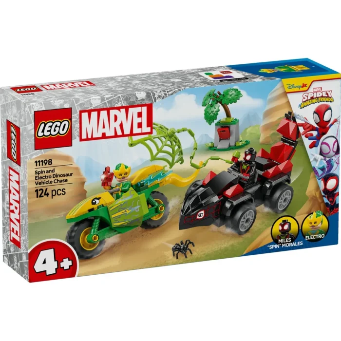 LEGO SPIDEY SPIN SI ELECTRO IN DINO-VEHICULE 11198 - imagine 10