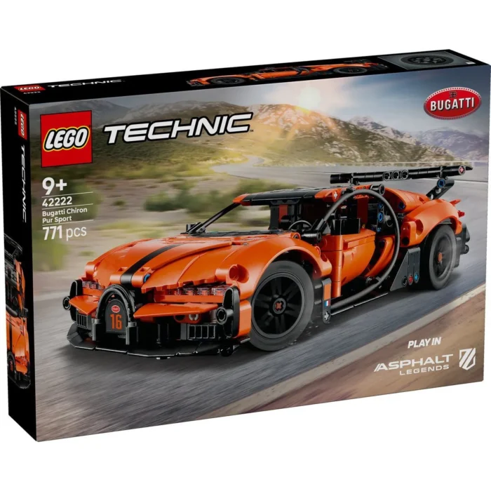 LEGO TECHNIC HIPERMASINA BUGATTI CHIRON PUR SPORT 42222 - imagine 10
