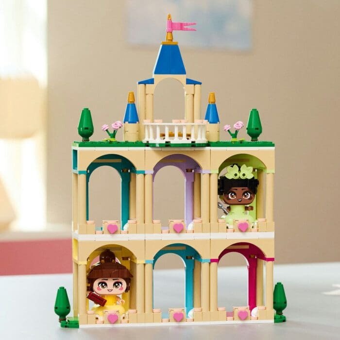 LEGO DISNEY PRINCESS MINIPRINTESELE BELLE SI TIANA LA CASTEL 43291 - imagine 2