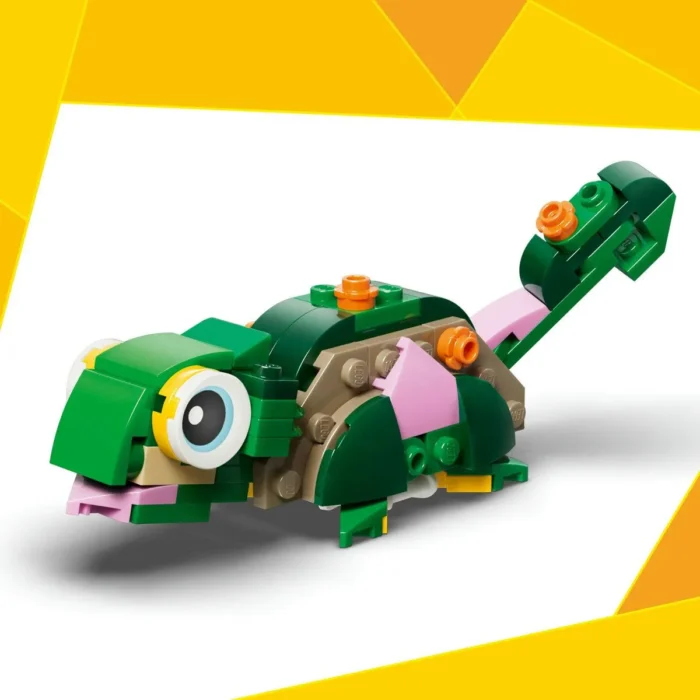 LEGO CREATOR BROASCA TESTOASA CU O FLOARE DE NUFAR 31377 - imagine 11