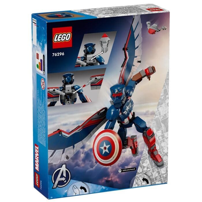 LEGO SUPER HEROES FIGURINA DE CONSTRUCTIE CAPITANUL AMERICA 76296 - imagine 4