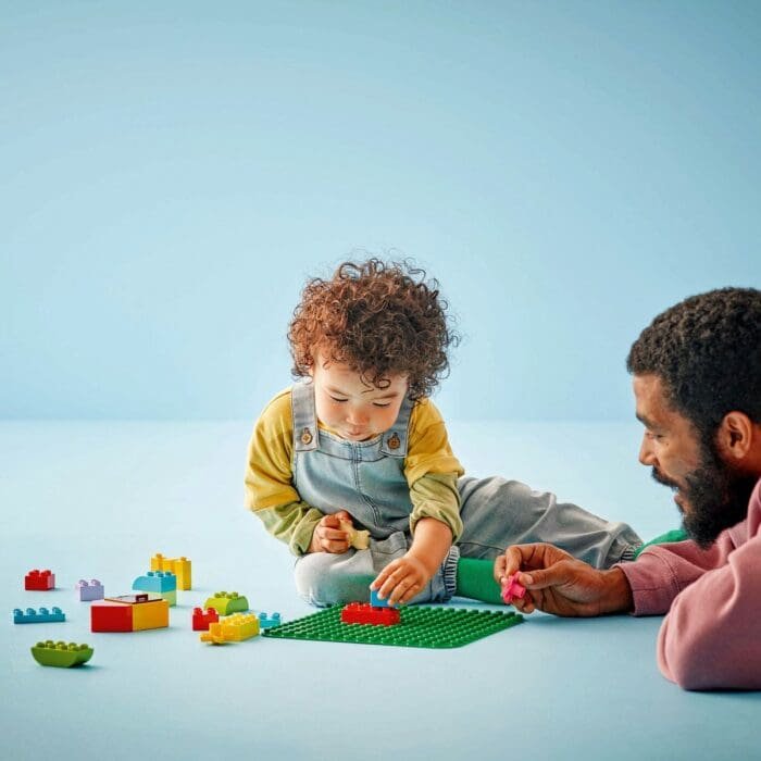 LEGO DUPLO PLACA DE CONSTRUCTIE VERDE 10460 - imagine 3