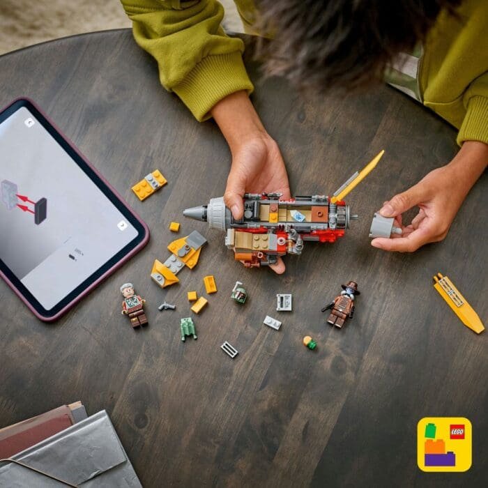 LEGO STAR WARS SPEEDERUL LUI COBB VANTH 75437 - imagine 4