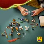 LEGO NINJAGO ROBOTUL DE MISIUNE AL LUI COLE SI DRAGONUL ZANE 71854 - imagine 12