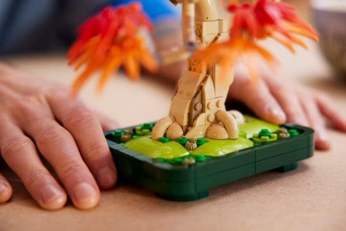 LEGO BOTANICALS BONSAI DE ARTAR JAPONEZ ROSU 10348 - imagine 5