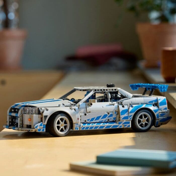 LEGO TECHNIC 2 FAST 2 FURIOUS NISSAN SKYLINE GT-R R34 42210 - imagine 5
