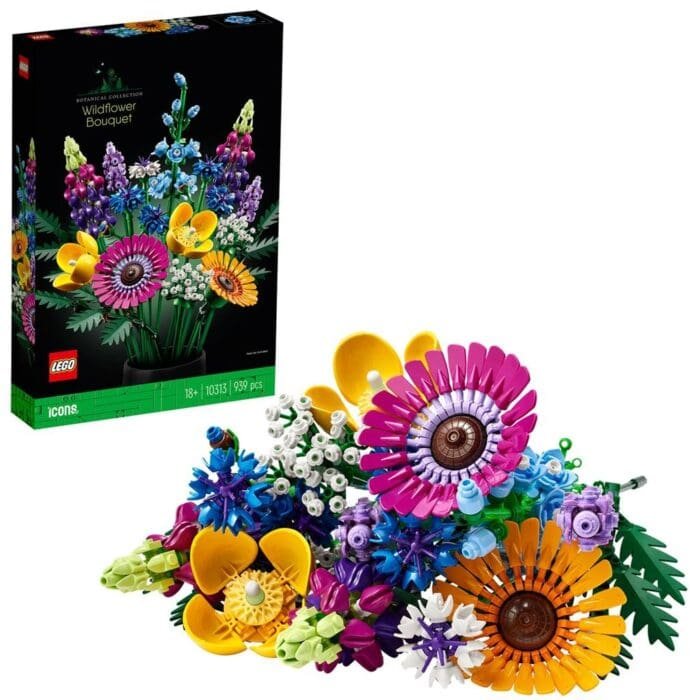 LEGO ICONS BUCHET DE FLORI DE CAMP 10313 - imagine 5