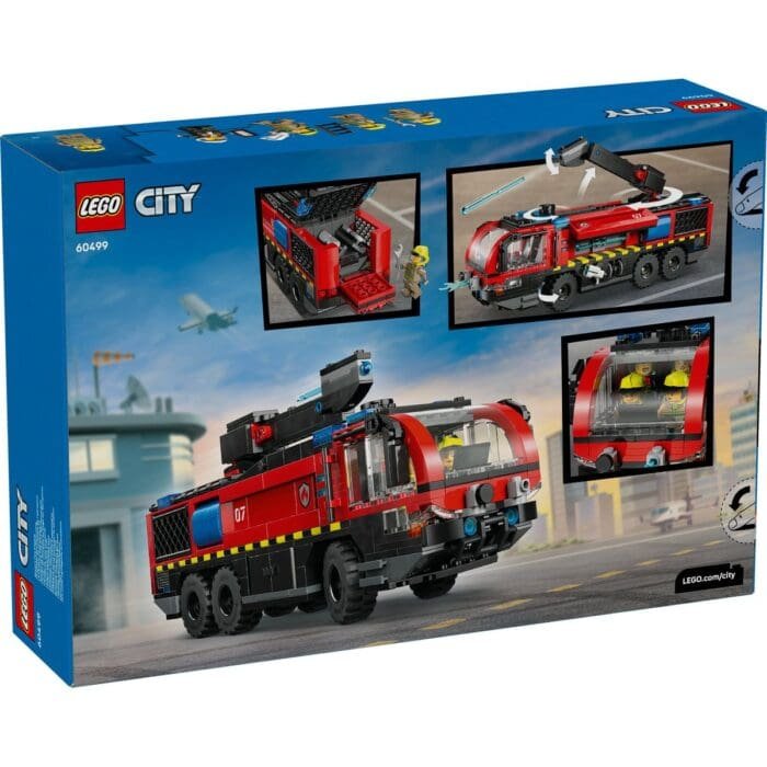 LEGO CITY AUTOSPECIALA DE POMPIERI LA AEROPORT 60499 - imagine 5