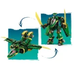 LEGO NINJAGO ROBOTUL AVION CU REACTIE AL LUI LLOYD 71845 - imagine 14
