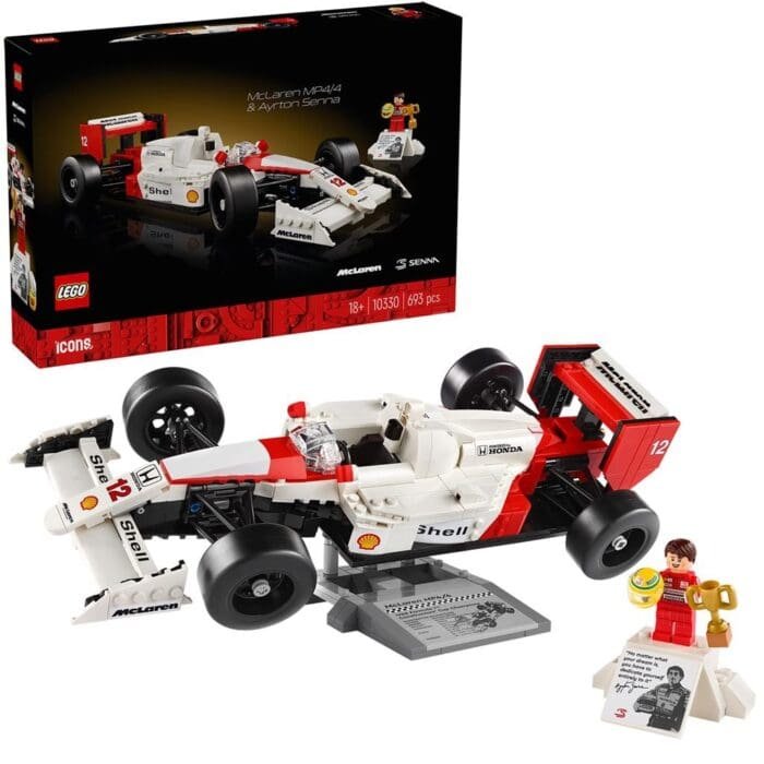 LEGO ICONS MCLAREN MP4/4 SI AYRTON SENNA 10330 - imagine 7