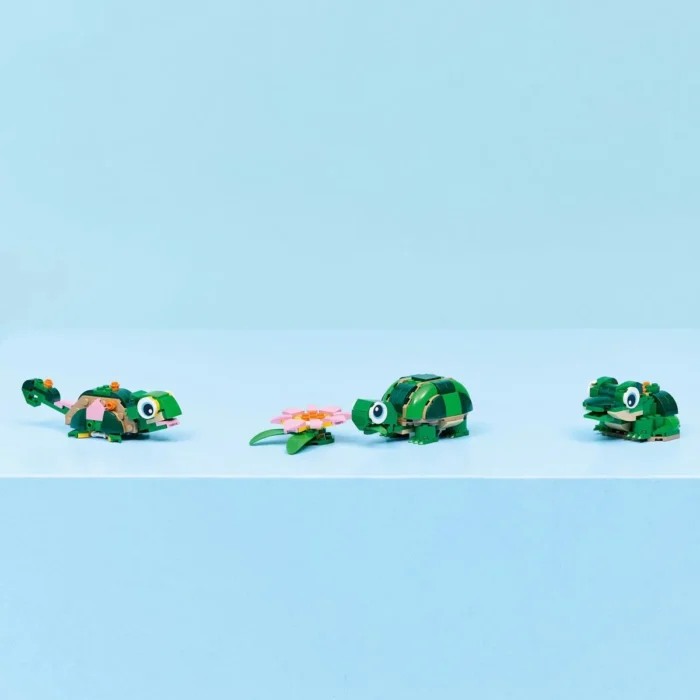 LEGO CREATOR BROASCA TESTOASA CU O FLOARE DE NUFAR 31377 - imagine 16