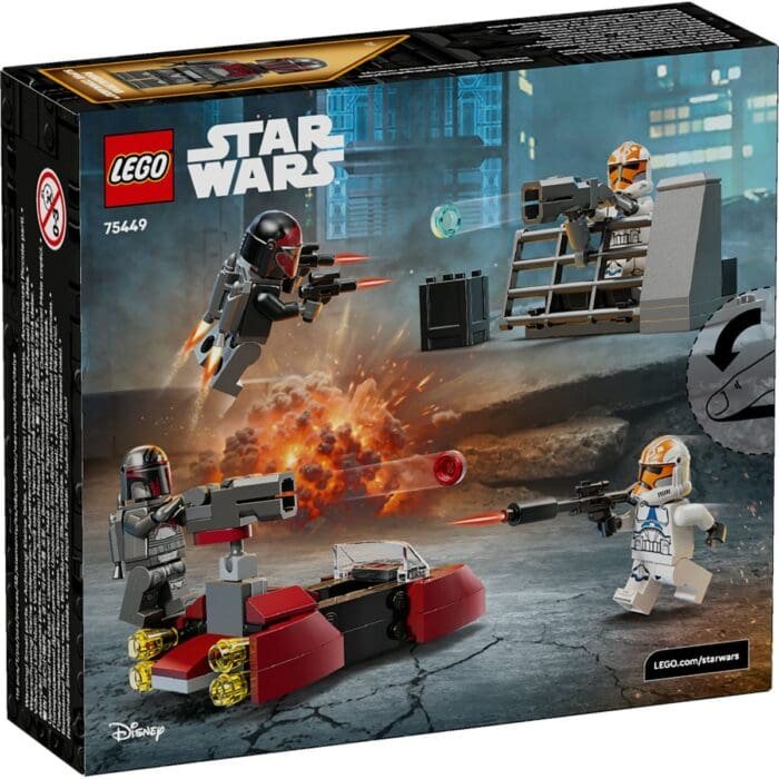 LEGO STAR WARS PACHET DE LUPTA ASEDIUL DE PE MANDALORE 75449 - imagine 7