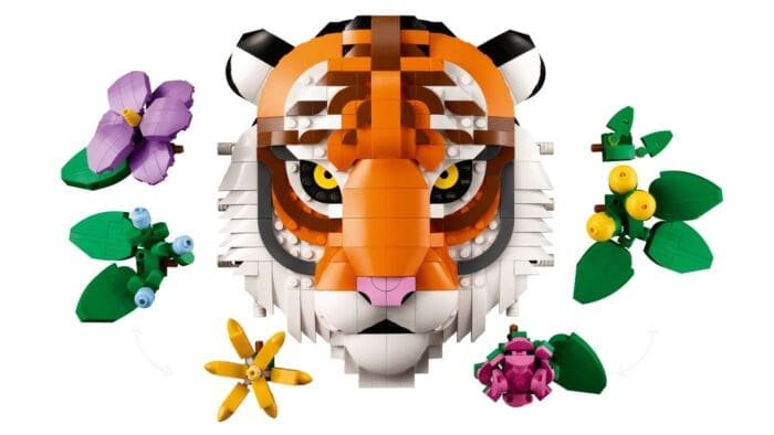 LEGO ART COLECTIA DE FAUNA TIGRU 31217 - imagine 8